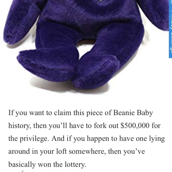 RARE! PRINCESS DIANA BEANIE BABIES - Picture 8 of 8